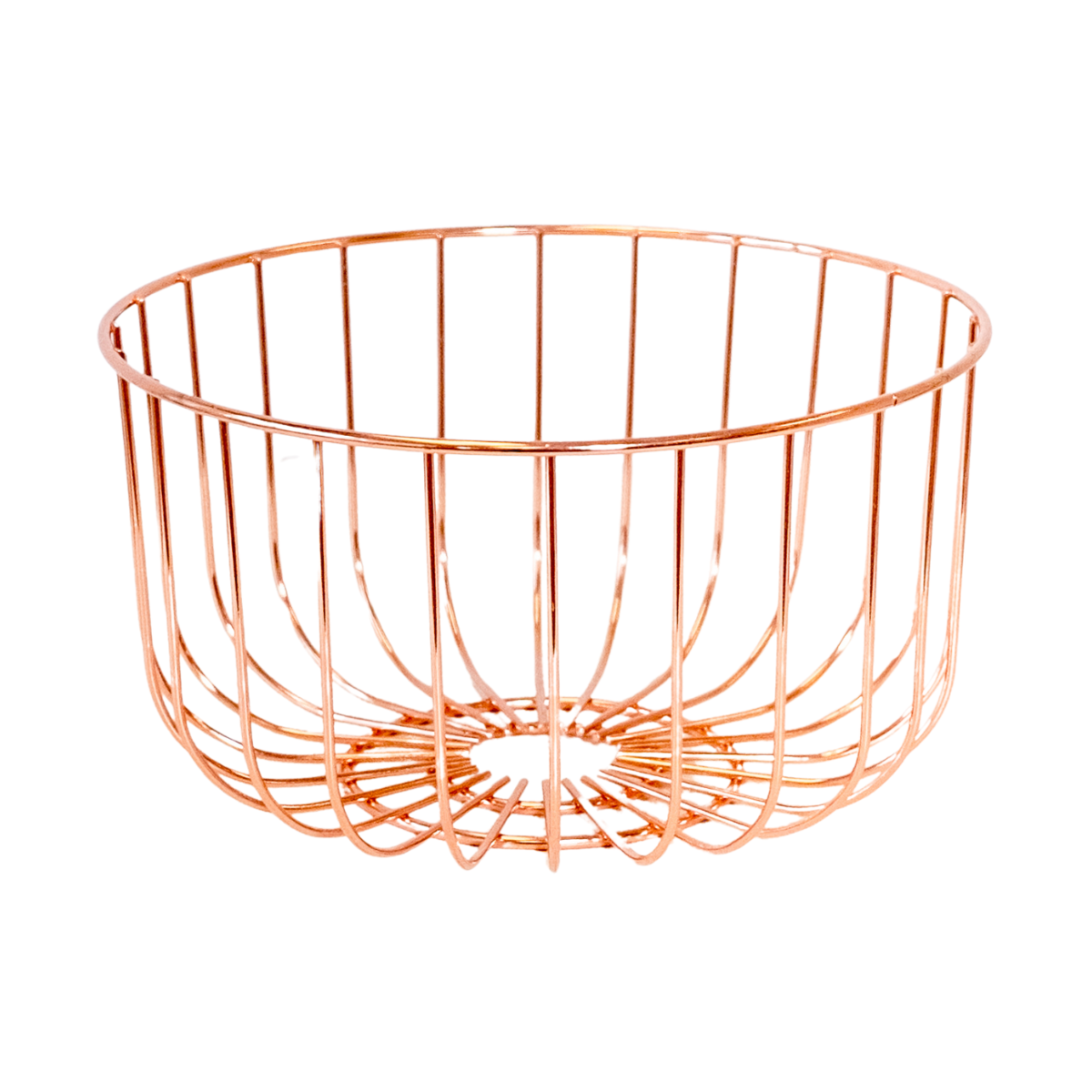 Fruit Bowl Wire Rose Gold Bowl