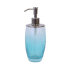 Cracked Light Blue Soap Dispenser