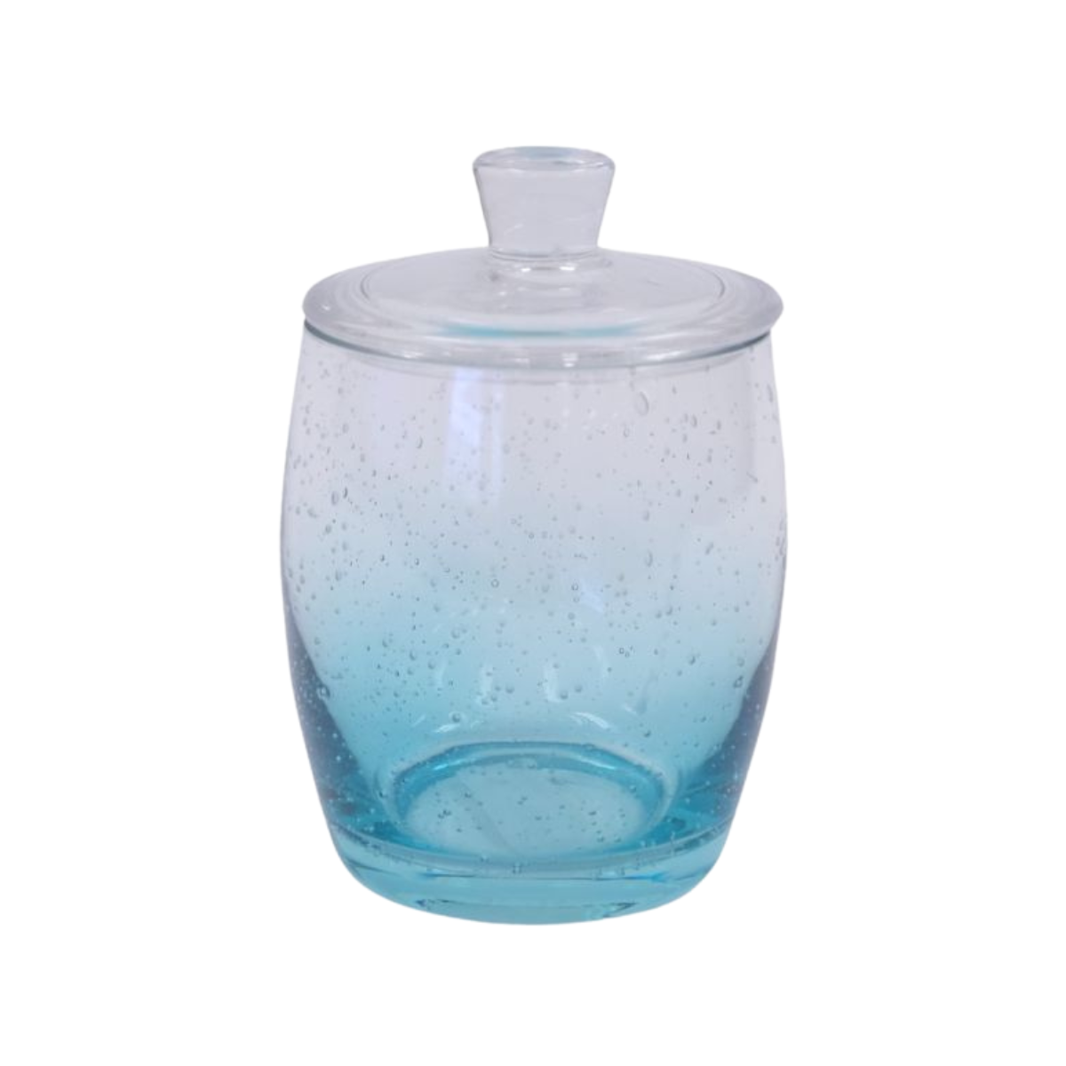 Light Blue Bathroom Jar