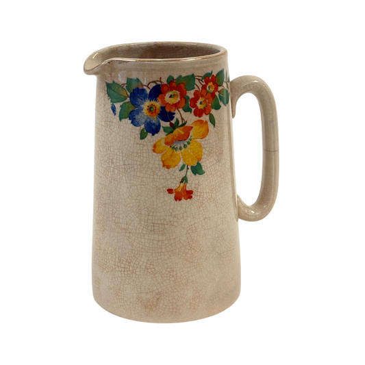 Cream Pitcher with Flowers
