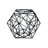 Black Geometric Polygon Ball