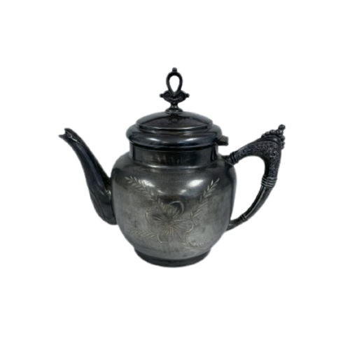 Tea Pot - Antique Pewter