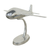 Chrome Aluminium Airplane on Stand