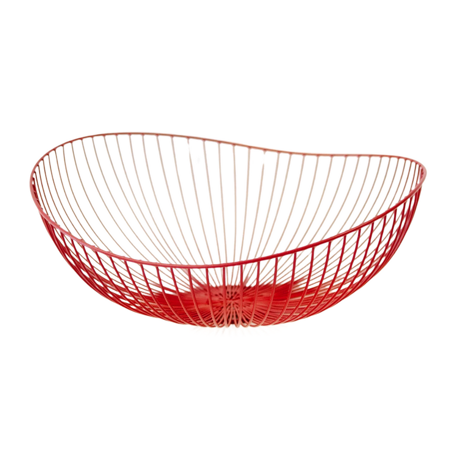 Large Red Bowl Wire
