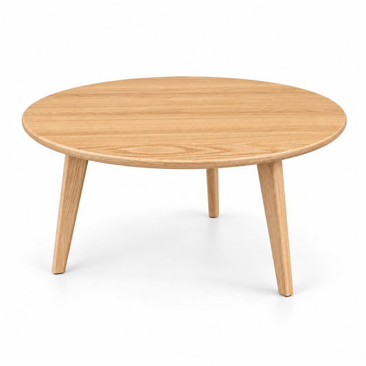 Coffee Table - Natural Oak Round