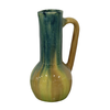 Vintage Earthenware Green & Brown Pitcher