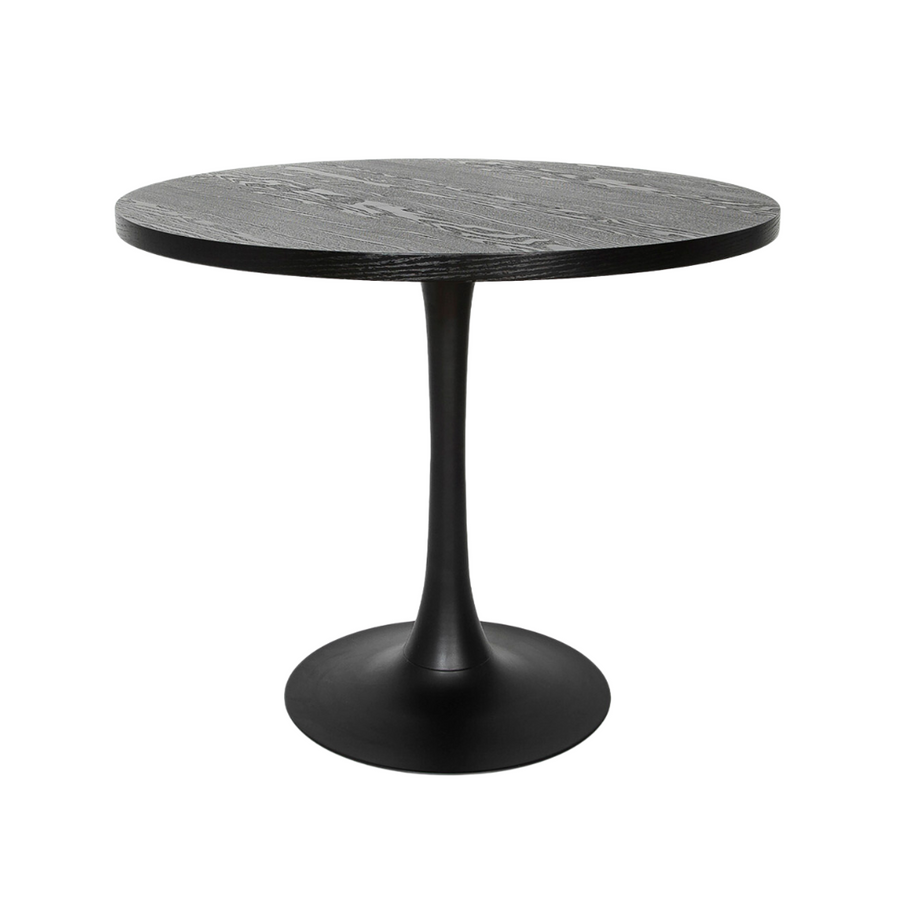 Pedestal Black Dining Table