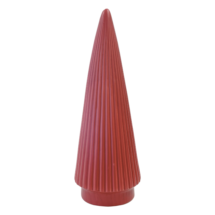Red Ceramic Christmas Tree