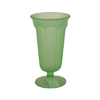 Green Glass Ice Cream Cup