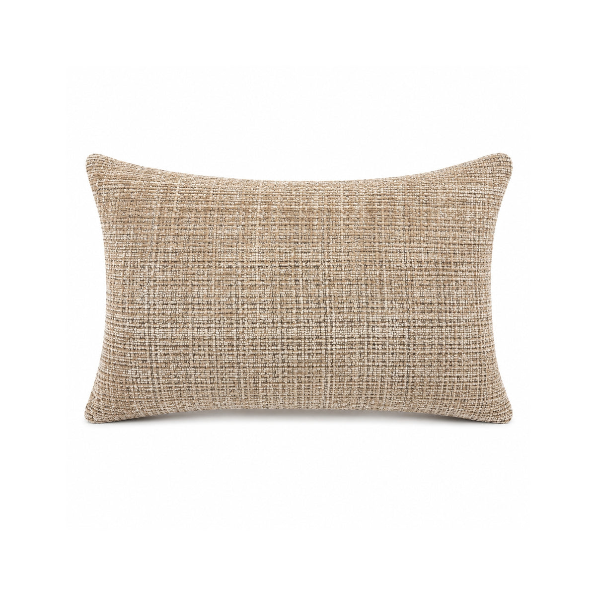 12x16 Textured Taupe Beige Pillow