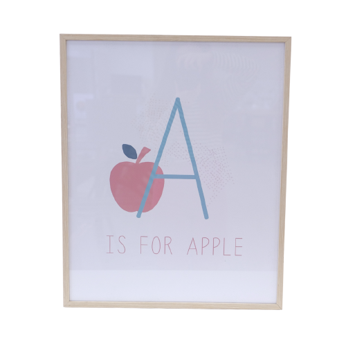 Art - CLEARED A is for Apple