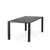 Black Dining Table with Square Edges