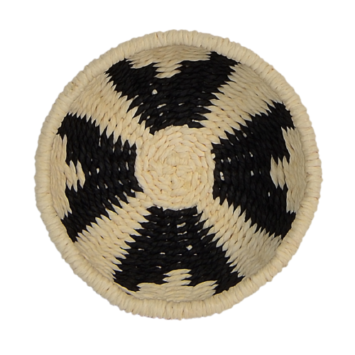 Tamasa Small Seagrass Basket Cream & Black