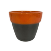 Orange & Black Pot