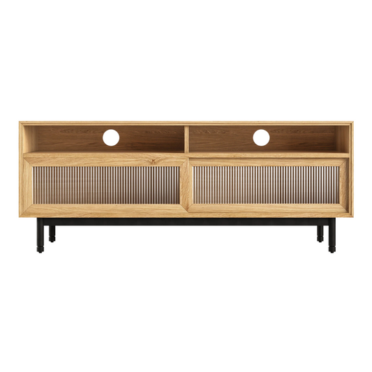 Munro Media Stand White Oak