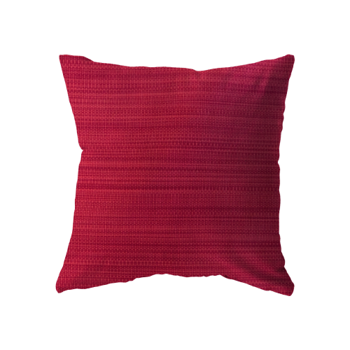 18x18 - Woven Stripe Bright Pink
