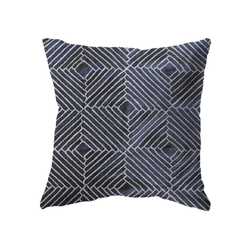 22x22 Yoga Graphite w/ Cream Stitches