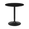 Round Black Bistro Table
