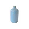 Small Turquoise Speckled Stoneware Bottle Vase