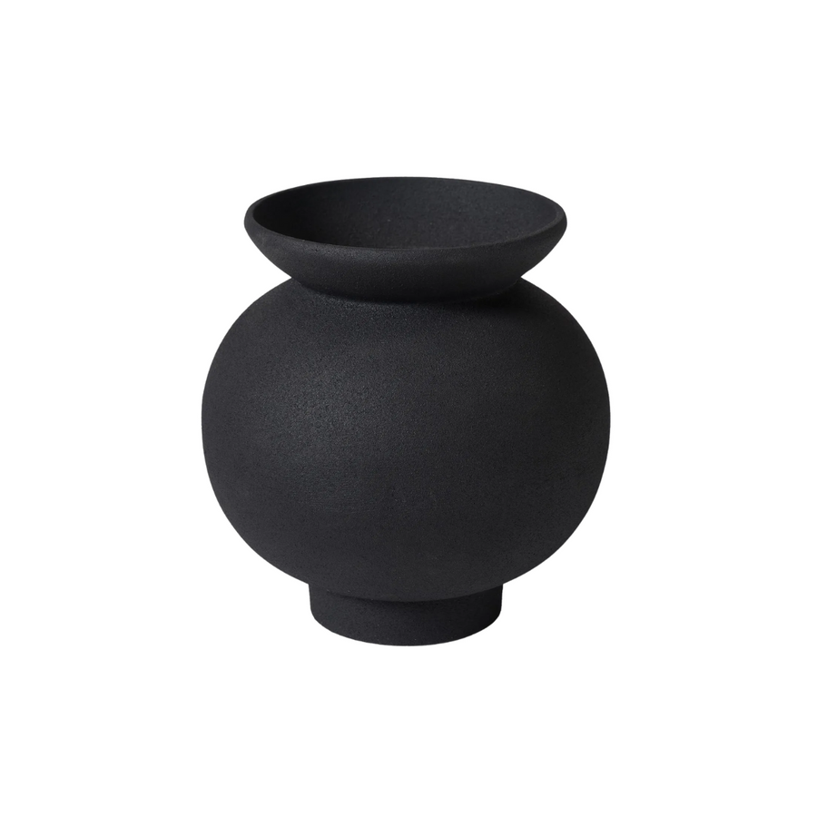 Matte Black Cadiz Vase