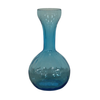 Turquoise Glass Bulb Vase With Stem