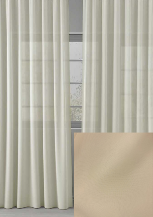 Drapery Panel - Sheer Cream