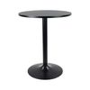 Round Black Bistro Table