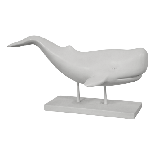 Whale White Sculpture