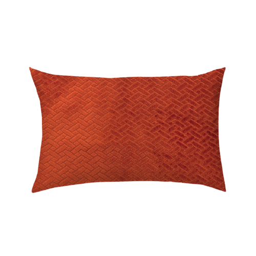 11x14 - Tangerine Brick Velvet Burnt Orange