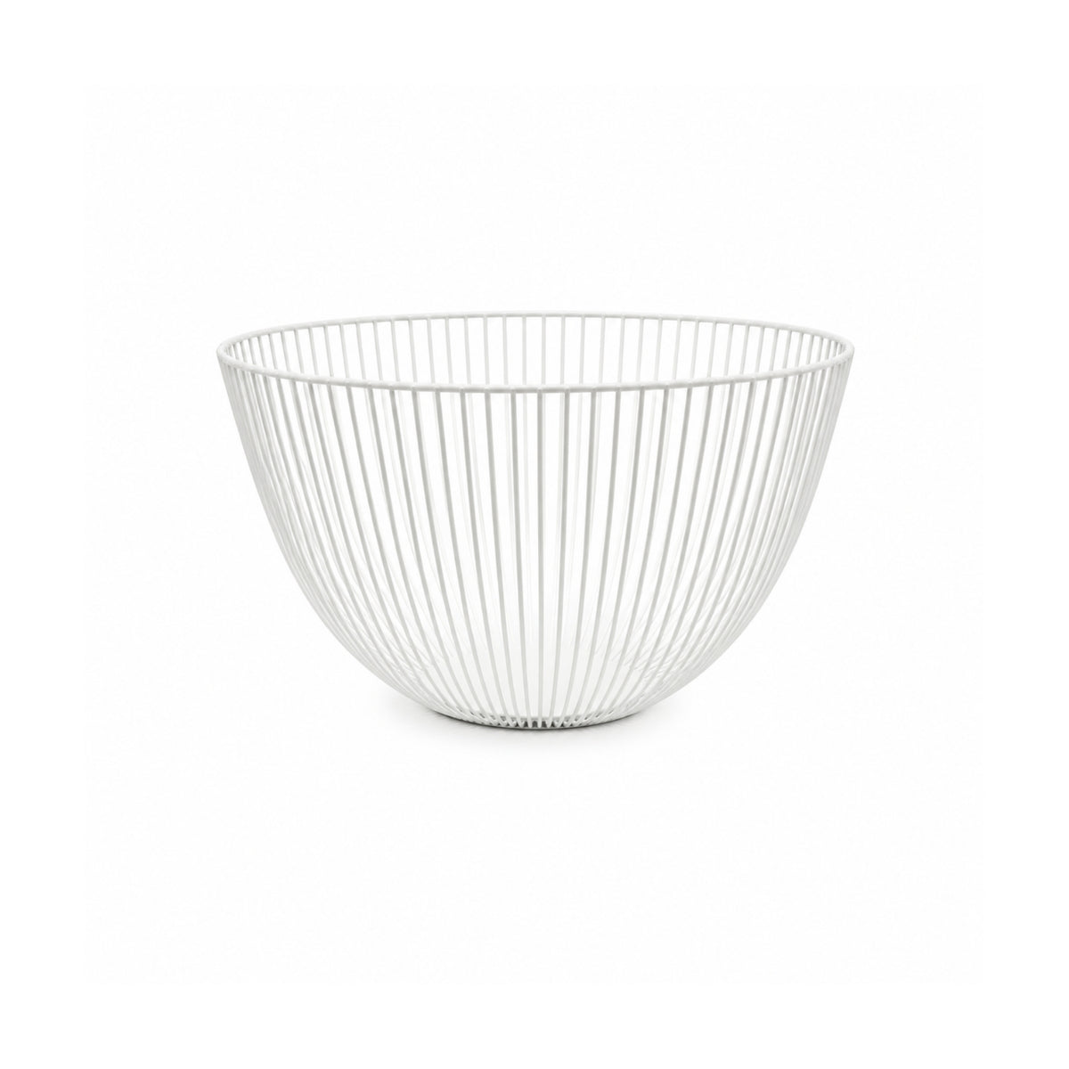 Modern White Metal Decorative Bowl