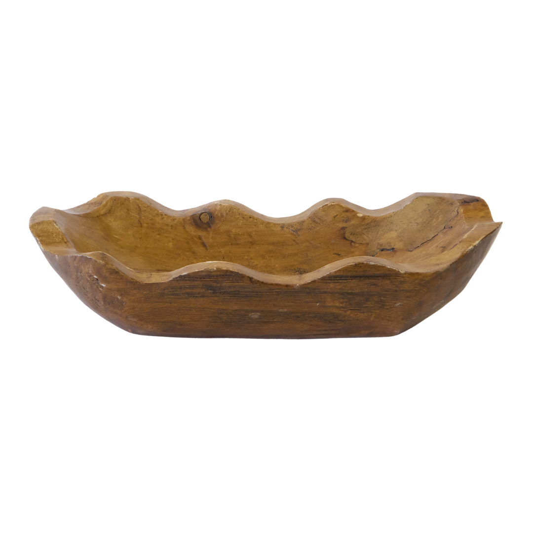 Wood Dough Bowl Large