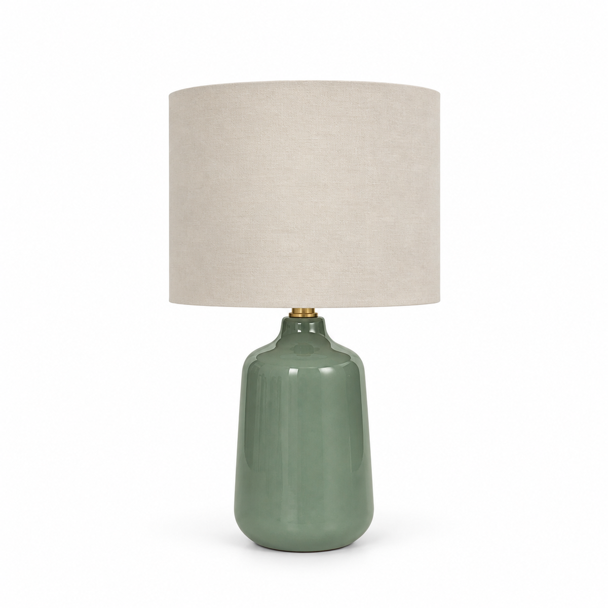 Table Lamp - Warm Sage Ceramic