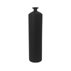 Matte Black Narrow Cylinder Vase