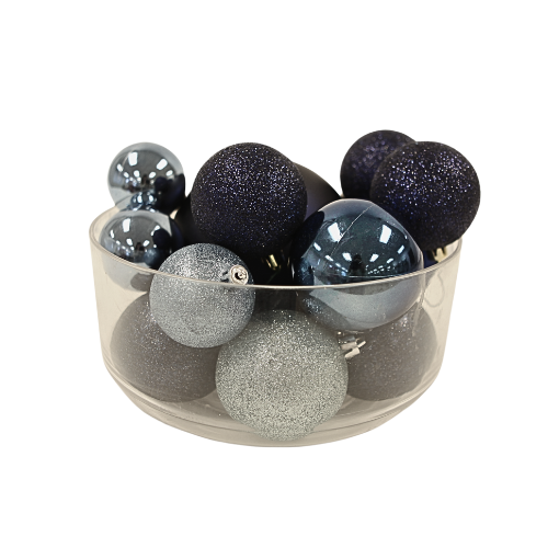 Christmas - Blue Ornaments Box