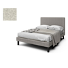 Complete Bed - King w/ Headboard Upholstered Dicosta Linen, Leg 13"
