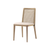 Dining Cane Oyster Linen/Natural Frame Chair