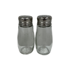 Shaker - Salt & Pepper Clear w/ Metal Lids