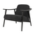 Baltic Accent Chair Node Nocturne with Black Ash Frame