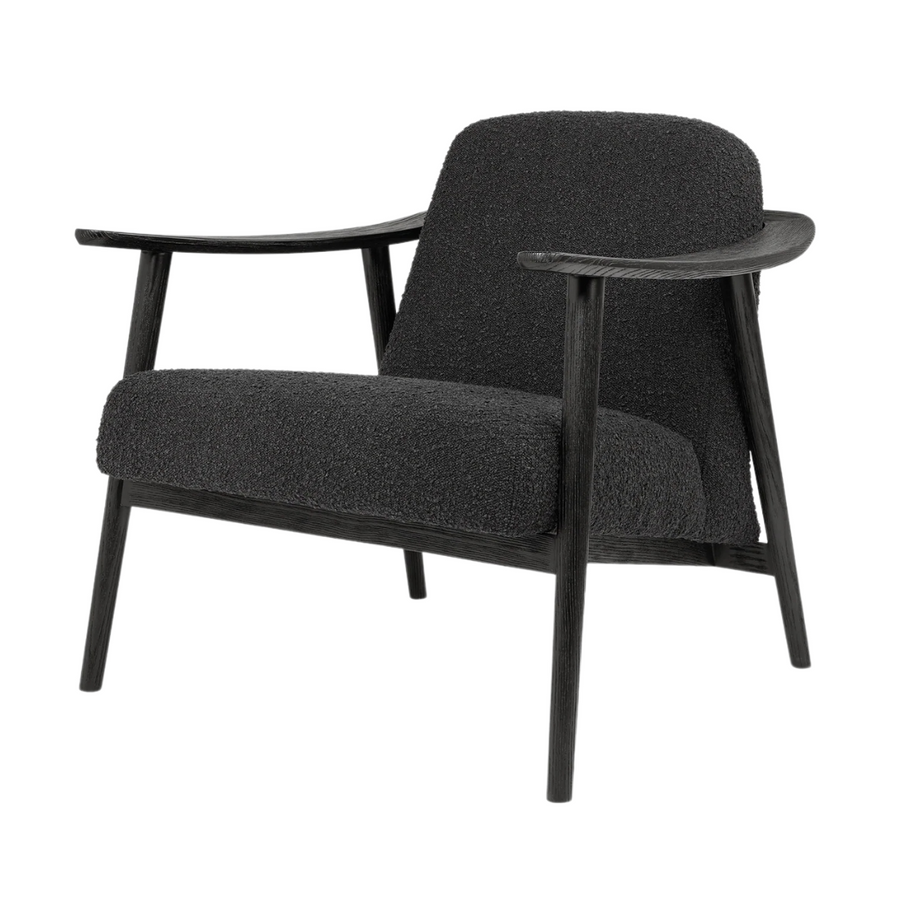 Baltic Accent Chair Node Nocturne with Black Ash Frame