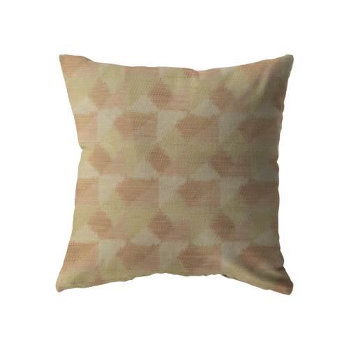 18x18 - Pink & Cream Diamonds