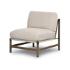Memphis Gable Taupe Accent Chair