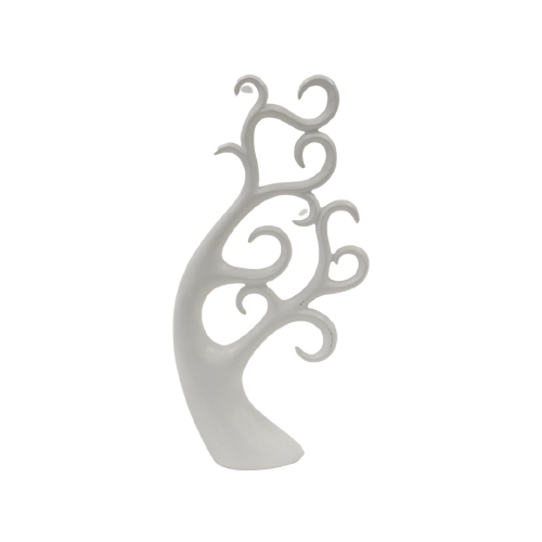 Sculpture - Tree White Curly