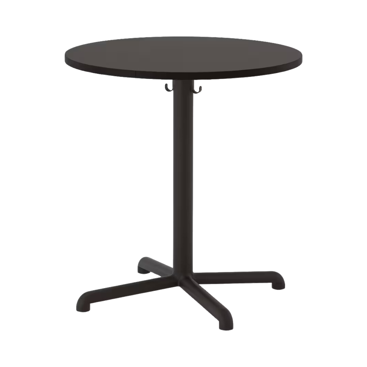 Dining Table Cafe Round Black