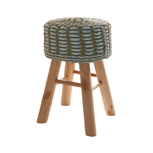 Wood and String Decorative w/Wood Frame