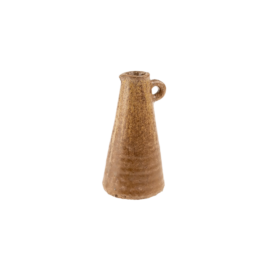 Earthen Terracotta Vase with Handle