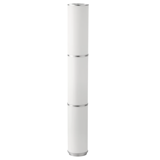 White Tube Shape Floor Lamp