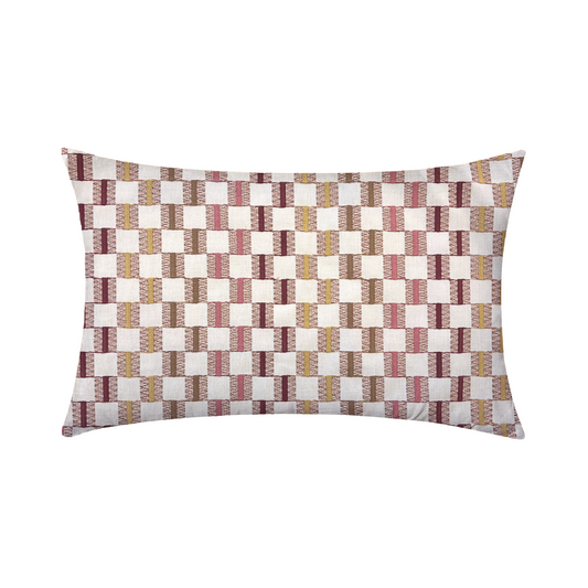 14x24 Cream with Colorful Striped Squares