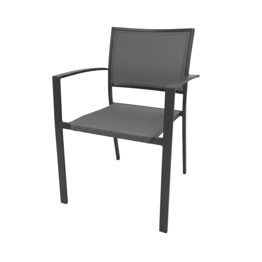 Outdoor Chair - Grey w/ Grey Frame
