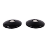 Small Black Flying Saucer Candle Holder