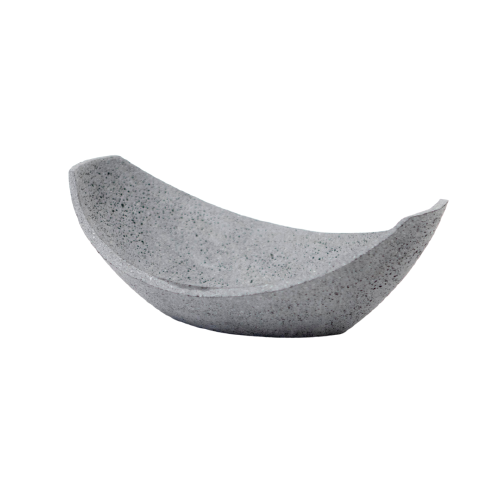 Boat Shaped Concrete Bowl